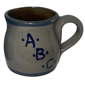 Teacher Gift, Stoneware Mug- ABC/123